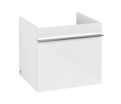 VILLEROY & BOCH - Venticello Umyvadlová skříňka 47x42x43 cm, 1 zásuvka, Glosy White (A93102DH)