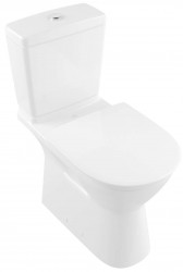 VILLEROY & BOCH - ViCare WC kombi mísa bezbariérová, Vario odpad, DirectFlush, CeramicPlus, alpská bílá (4620R0R1)