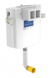 VILLEROY & BOCH - ViConnect Splachovací nádržka pod omítku pro WC Compact, 73 cm, pro zděné stěny (92248300)