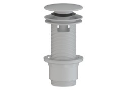 Výpust k umyvadlu 5/4 SAT bílá matná plast zkracovatelný click clack SATAUCCXHBM (SATAUCCXHBM)