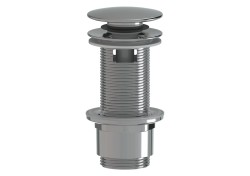 Výpust k umyvadlu 5/4 SAT chrom plast zkracovatelný click clack SATAUCCXH1 (SATAUCCXH1)