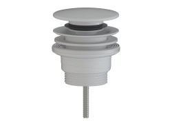 Výpust k umyvadlu click clack SAT bílá matná plast SATAUCCBM (SATAUCCBM)