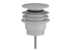 Výpust k umyvadlu click clack SAT bílá matná plast SATAUCCHBM (SATAUCCHBM)