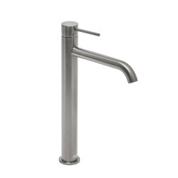 Vysoká umyvadlová baterie SAT Aurum bez výpusti broušený gun metal SATBAUR285BGM (SATBAUR285BGM)