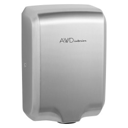 Vysoušeč rukou 1000W, stříbrná nerez, AWD INTERIOR 2104 (AWD02152104)