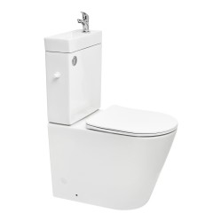 WC kombi komplet s umývátkem včetně ventilu SAT Brevis vario odpad SATBRE34 (SATBRE34)