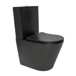 WC kombi komplet SAT Infinitio černá matná mat vario odpad SATINF031VPSNBKM (SATINF031VPSNBKM)