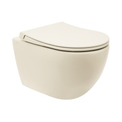 Wc s prkénkem softclose závěsné VitrA S60 taupe mat zadní odpad 7510-020-6319 (7510-020-6319)