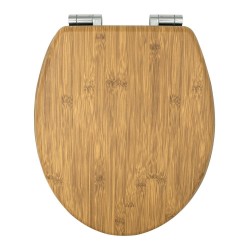 Wc sedátko se zpomalovacím mechanismem AWD Interior MDF Bamboo 1598 (AWD02181598)
