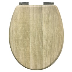 Wc sedátko se zpomalovacím mechanismem AWD Interior MDF Natur 1702 (AWD02181702)