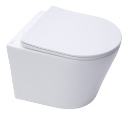 Wc závěsné SAT Infinitio včetně prkénka softclose, zadní odpad SATINF010RREXP (SATINF010RREXP)