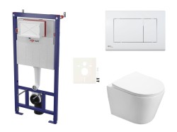 Závěsný WC set do lehkých stěn / předstěnová SAT Infinitio SIKOSSIN20K (SIKOSSIN20K)