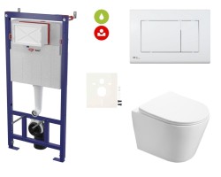 Závěsný WC set do lehkých stěn / předstěnová SAT Infinitio SIKOSSIN20KECO (SIKOSSIN20KECO)