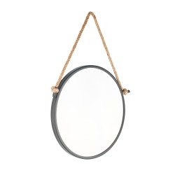Zrcadlo Naturel 60 cm černá matná ZLAN60C (ZLAN60C)