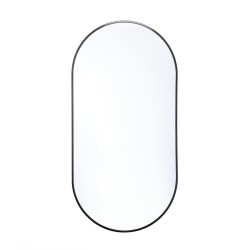 Zrcadlo Naturel B-Way 40x80 cm černá ZBWOV8040C (ZBWOV8040C)