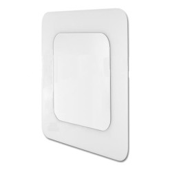 Zrcadlo Naturel Pavia 60x75 cm bílá ZAP6075W (ZAP6075W)
