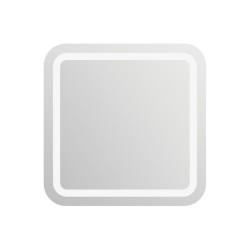 Zrcadlo s LED osvětlením Naturel Pavia 60x60 cm ZIL6060KRBV (ZIL6060KRBV)