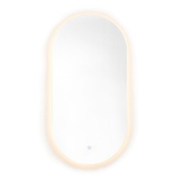 Zrcadlo s LED osvětlením, vyhřívanou fólií a senzorem Naturel Project 40x80 cm ZPROV8040LED (ZPROV8040LED)