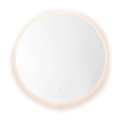Zrcadlo s LED osvětlením, vyhřívanou fólií a senzorem Naturel Project 60x60 cm ZPRKU60LED (ZPRKU60LED)