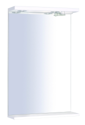 Zrcadlo s osvětlením Keramia Pro 50x80 cm bílá PROZRCK50IP (PROZRCK50IP)