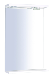 Zrcadlo s osvětlením Keramia Pro 60x80 cm bílá PROZRCK60IP (PROZRCK60IP)