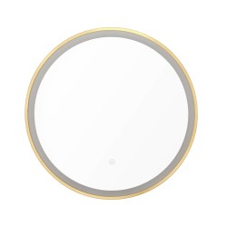 Zrcadlo se senzorem SAT 60x60 cm zlatá SATZLED60ZL (SATZLED60ZL)