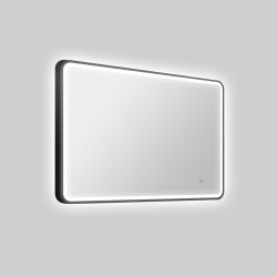 Zrcadlo se senzorem SAT Vision 100x70 cm černá SATZVI70100CE (SATZVI70100CE)