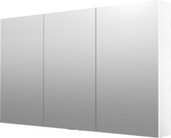 Zrcadlová skříňka Naturel 120x72 cm lamino bílá lesklá GALCA1120BL (GALCA1120BL)