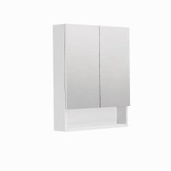 Zrcadlová skříňka SAT Cubeway 60x14x72 cm lamino bílá lesk GALCU60BL (GALCU60BL)