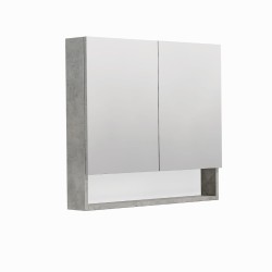 Zrcadlová skříňka SAT Cubeway 80x14x72 cm lamino beton GALCU80BE (GALCU80BE)