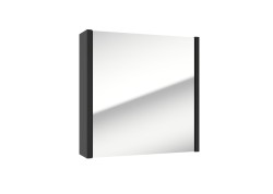 Zrcadlová skříňka SAT Delano 60x60 cm lamino černá DELANOG60C (DELANOG60C)